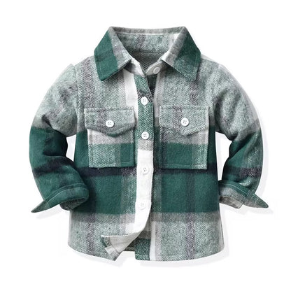 Plaid Shirt Coat