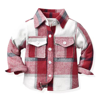 Plaid Shirt Coat