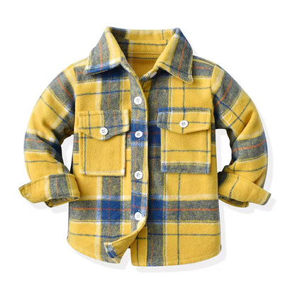 Plaid Shirt Coat