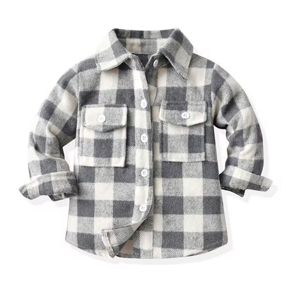 Plaid Shirt Coat