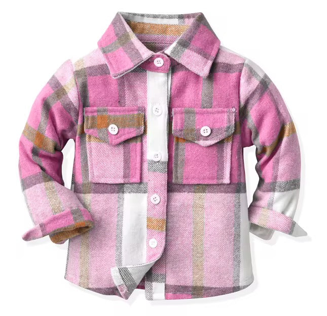 Plaid Shirt Coat