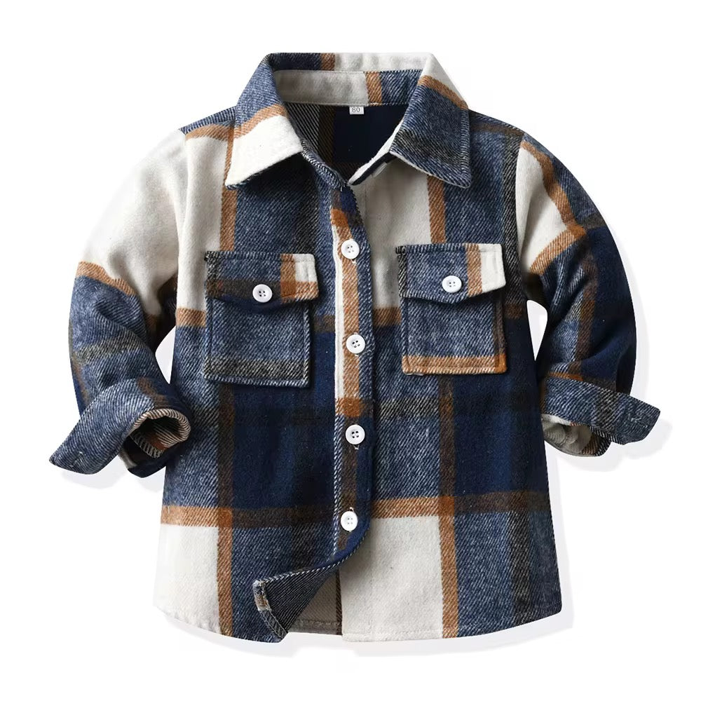 Plaid Shirt Coat